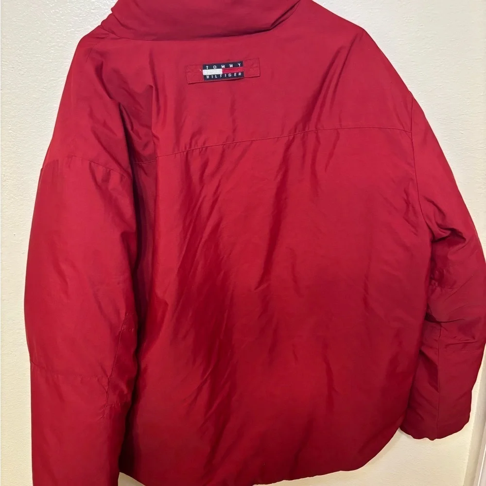 Vintage Tommy Hilfiger Red Insulated puffer Jacket